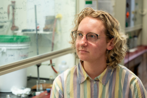 Payton Downey won the Fugassi and Monteverde Award for their work in and out of the lab.