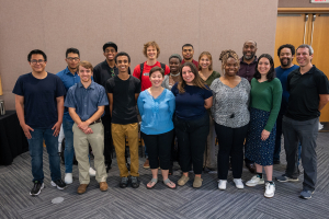 Group of students posing for a photo