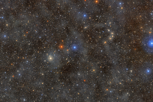 igapixel image of a field of stars in the constellation Lupus